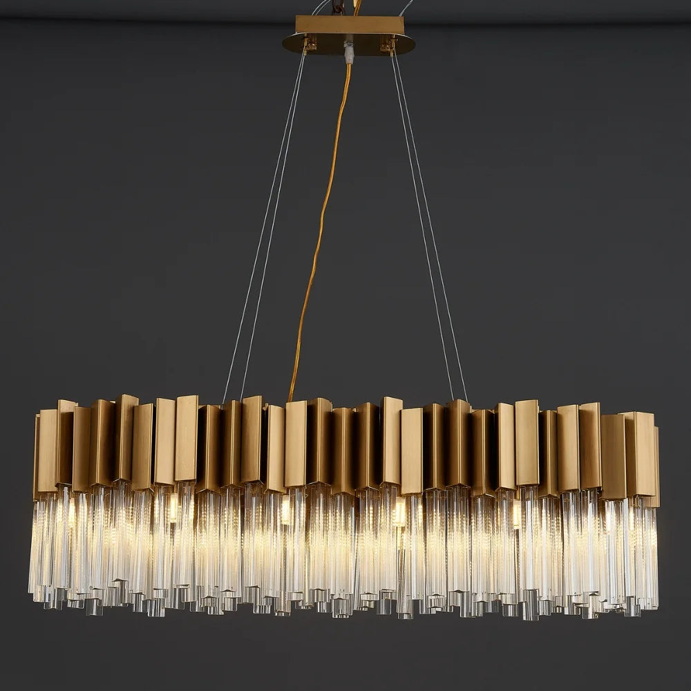 crystal hanging light