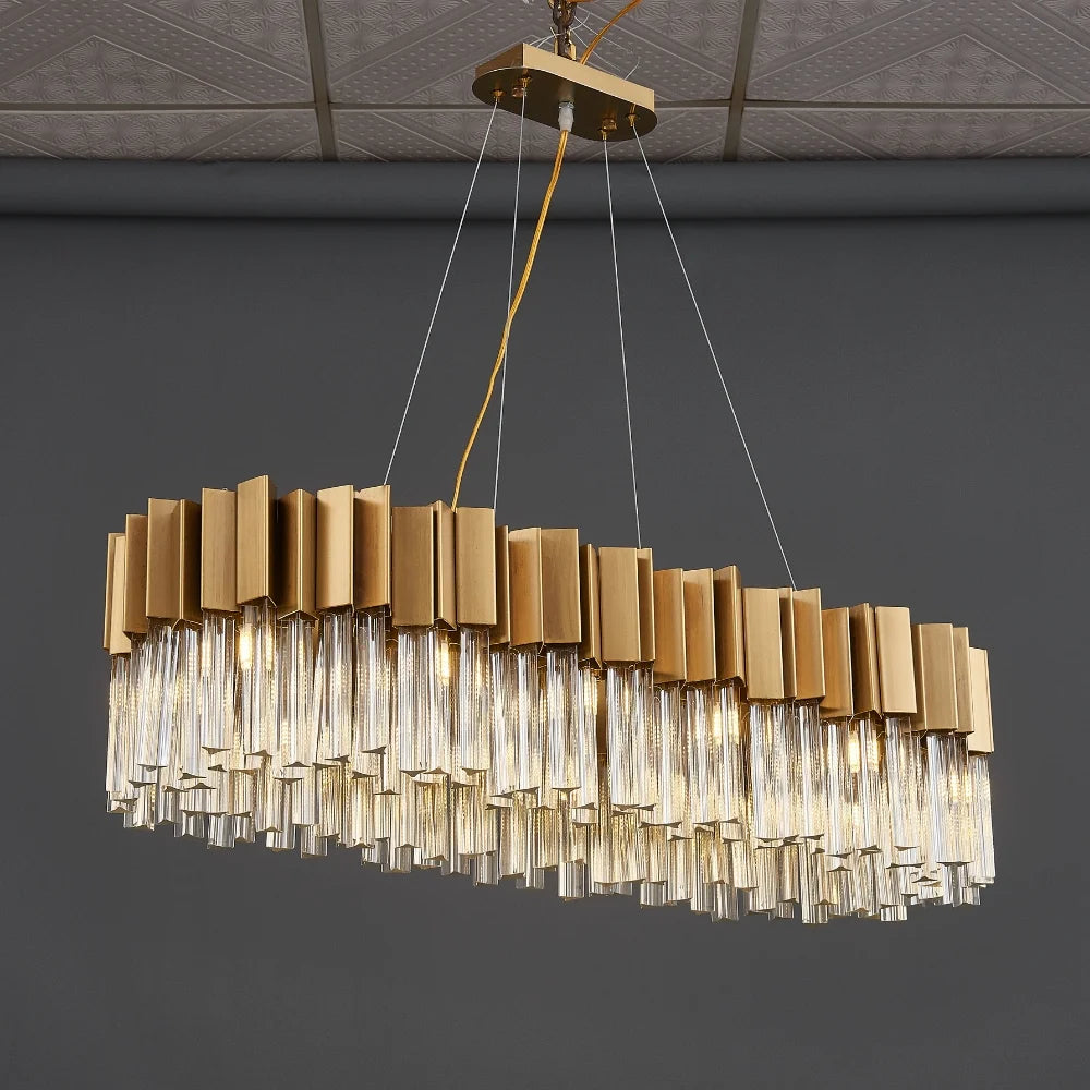 crystal hanging light