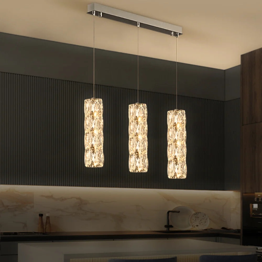 crystal light pendant