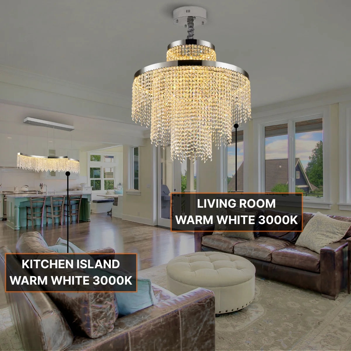 crystal lighting chandeliers