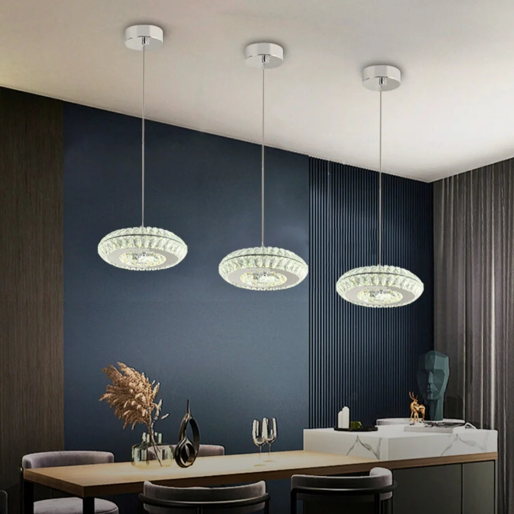 crystal pendant lights for kitchen island