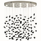 crystal stone chandelier