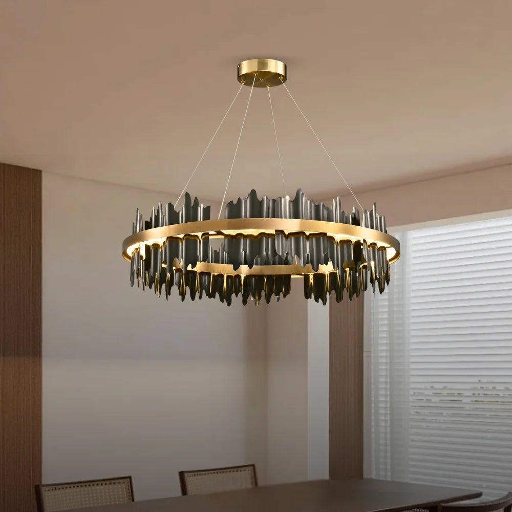 design led chandelier