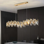 dining room crystal pendant light