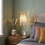 Drova decorative pendant light for warm ambient living room and dining room illumination