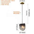YOOGEE Dysa pendant light for elegant living room and dining room lighting