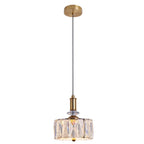YOOGEE Elora crystal pendant light for luxury dining room and kitchen island lighting