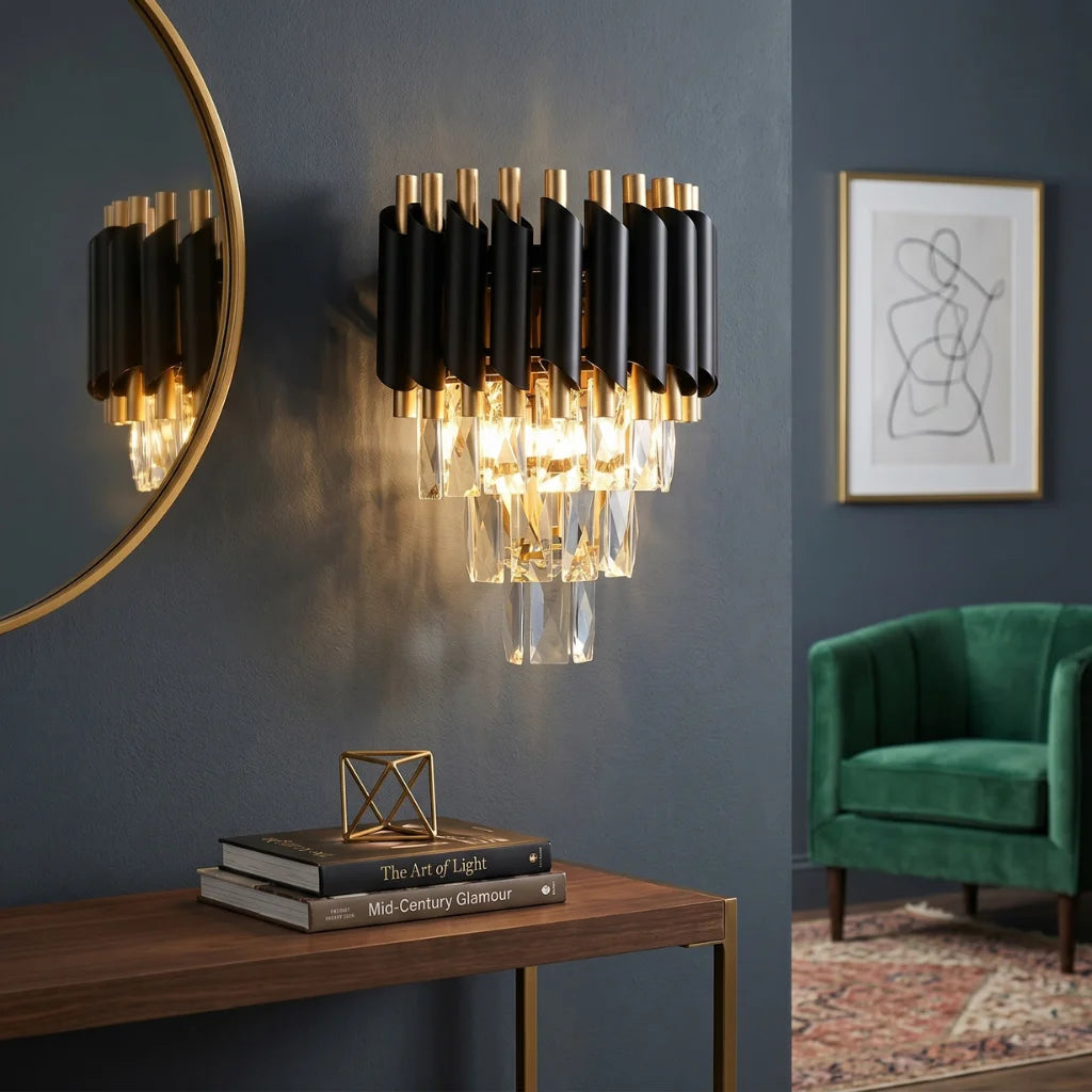 YOOGEE Ethereal wall sconce for elegant bedroom and hallway lighting