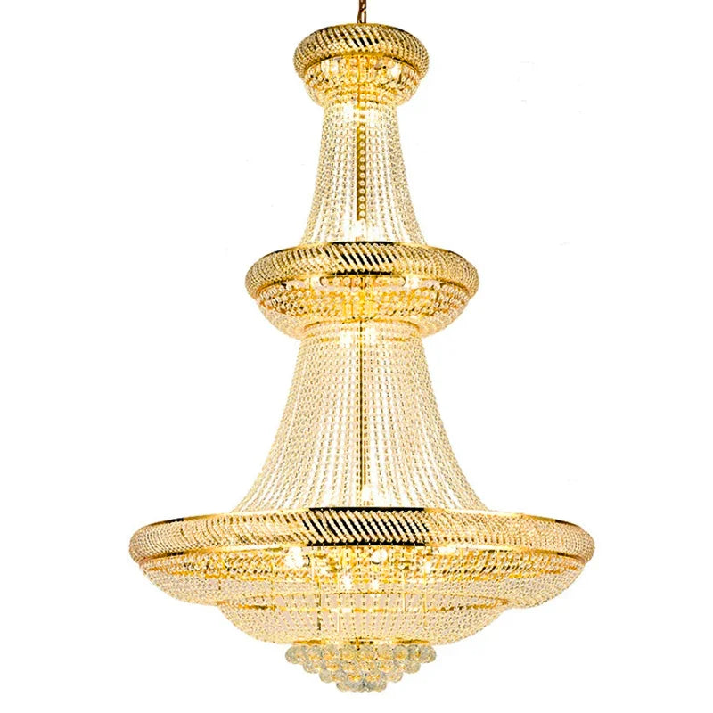extra large gold chandelier