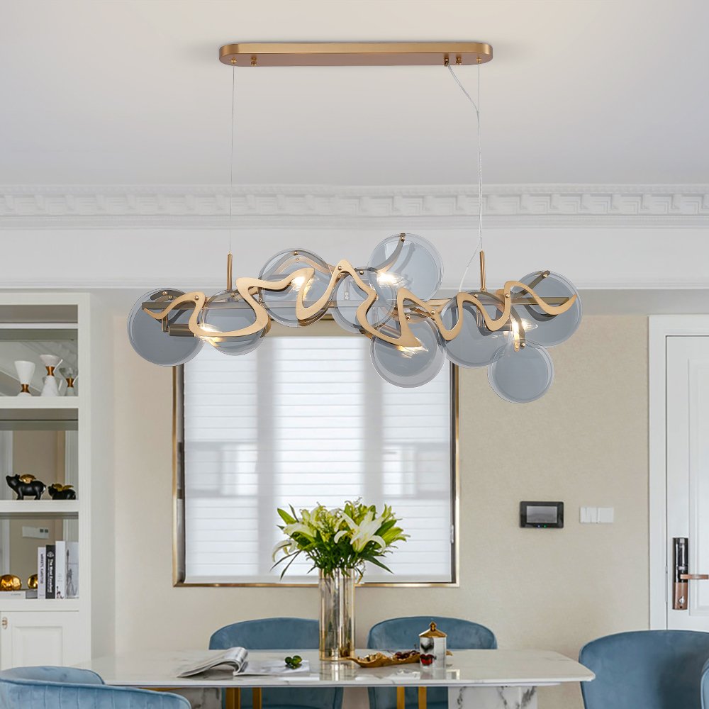 glass chandeliers