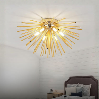gold ceiling light for living room