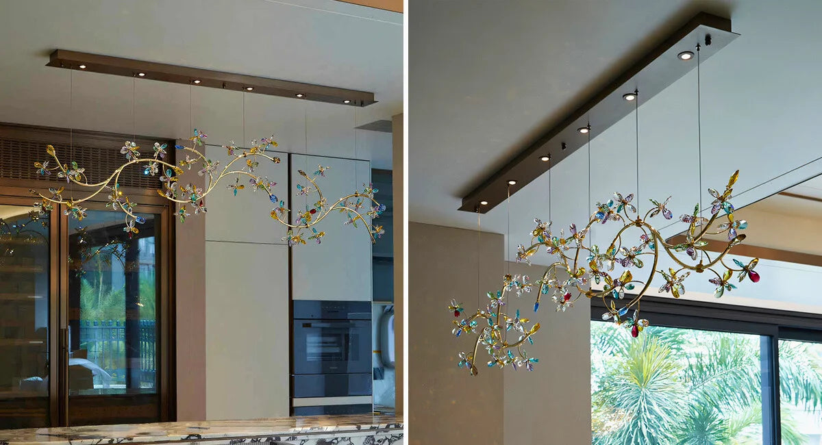 gold chandelier