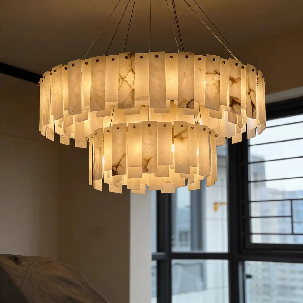 gold chandelier modern