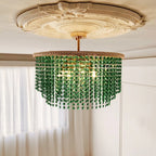 gold chandeliers with crystals