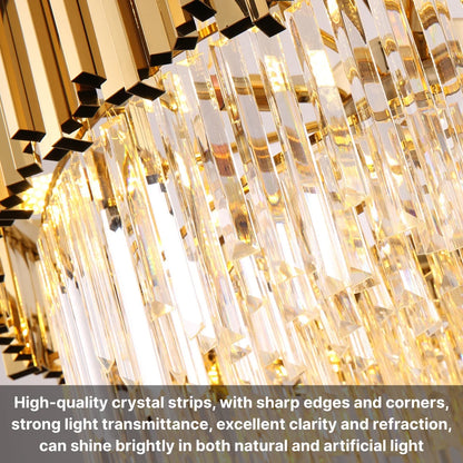 gold crystal chandelier
