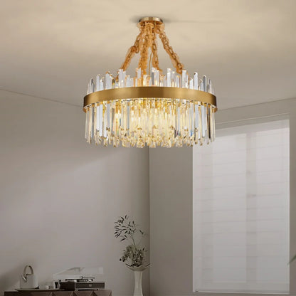 gold crystal chandelier