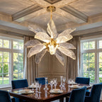 gold leaf pendant light