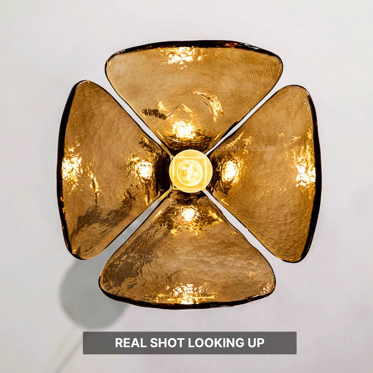 gold metal pendant light