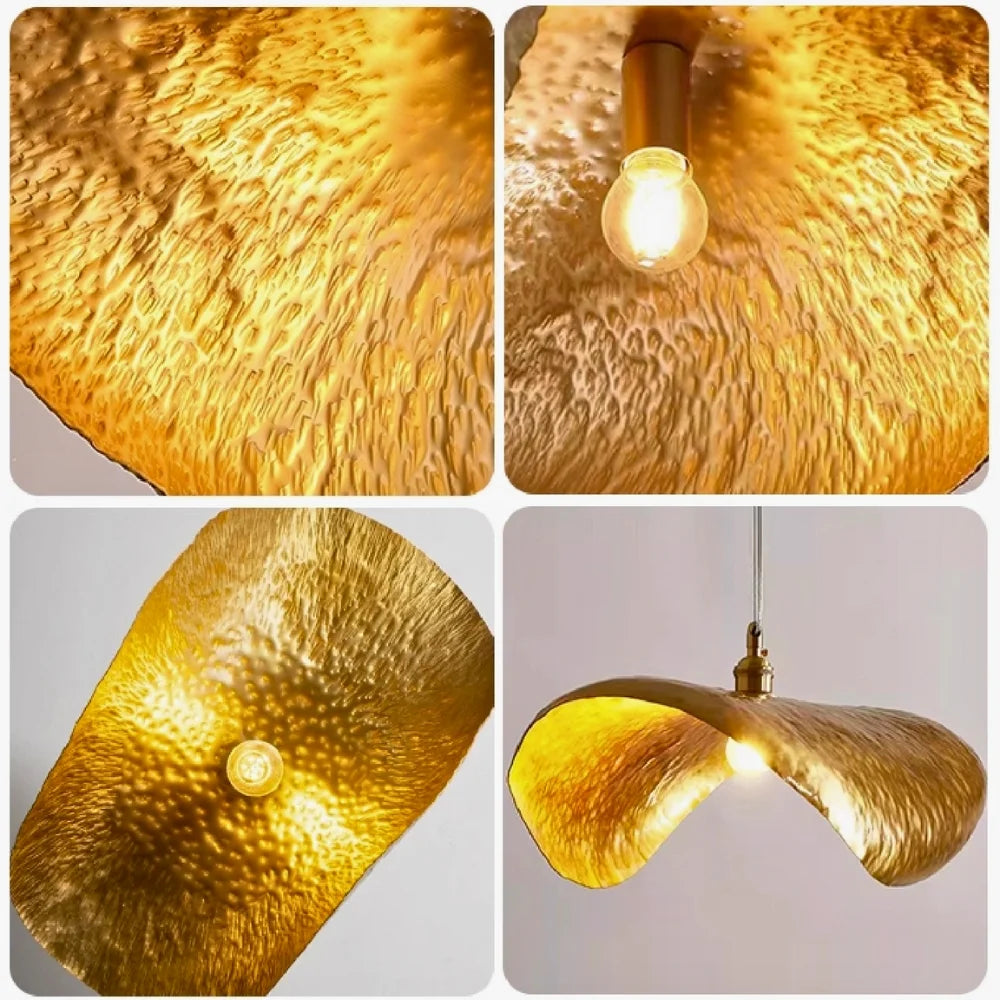gold pendant light fixtures