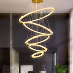 gold ring chandelier​
