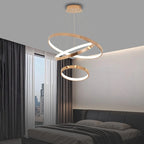 led ring chandelier