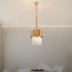 gold small crystal chandelier for dining room