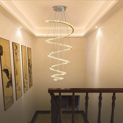 high ceiling entryway lighting
