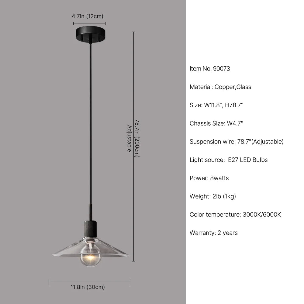 large black and gold pendant light
