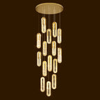 large luxury staircase chandelier 15 lights