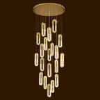 large luxury staircase chandelier 20 lights