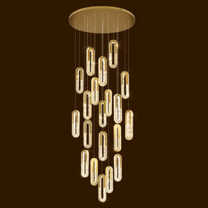 large luxury staircase chandelier 20 lights