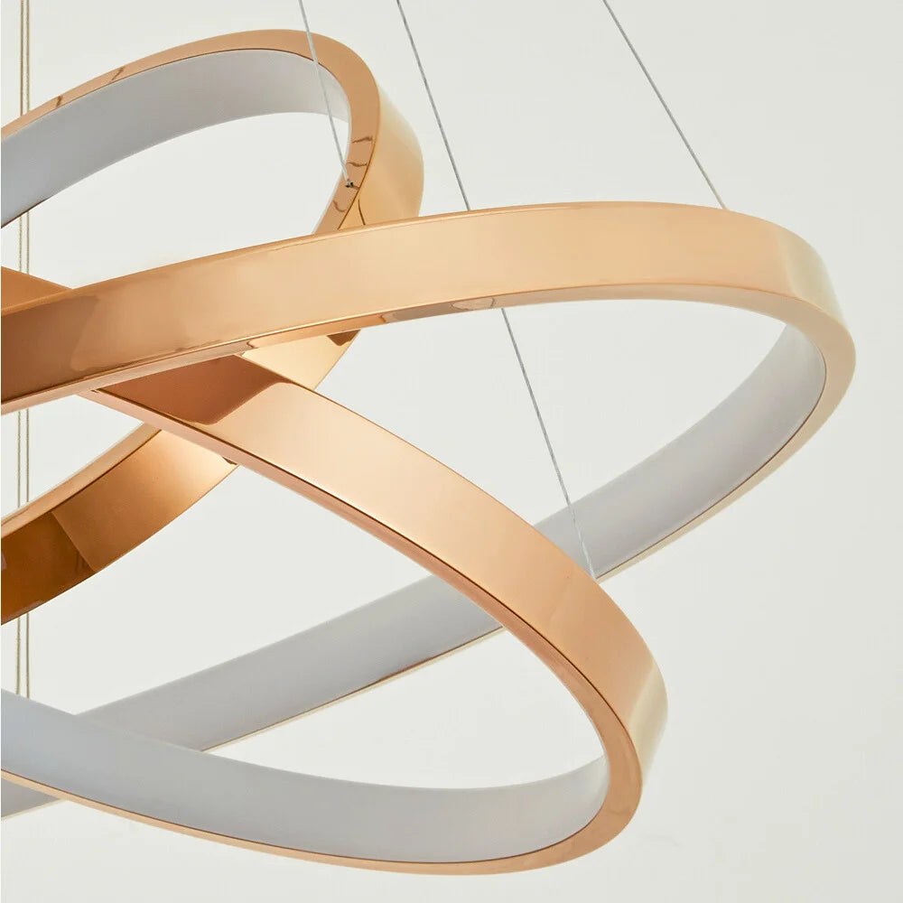large ring chandelier