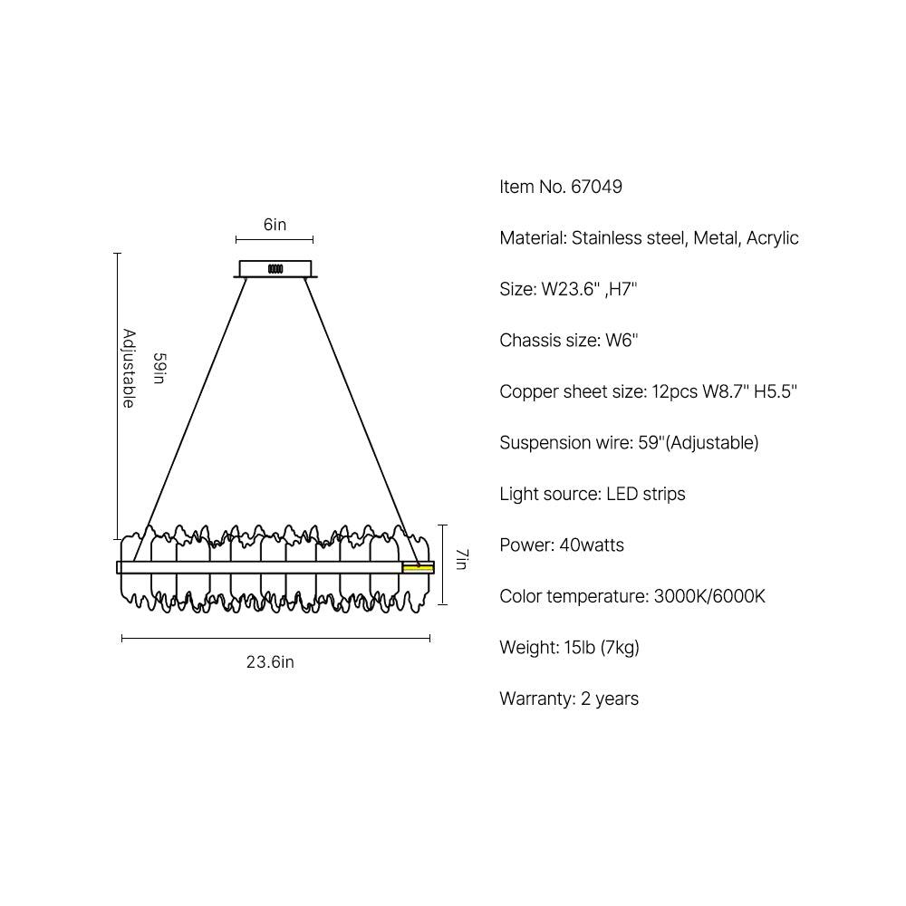 led chandelier light