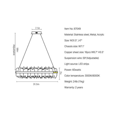 led lighting chandelier