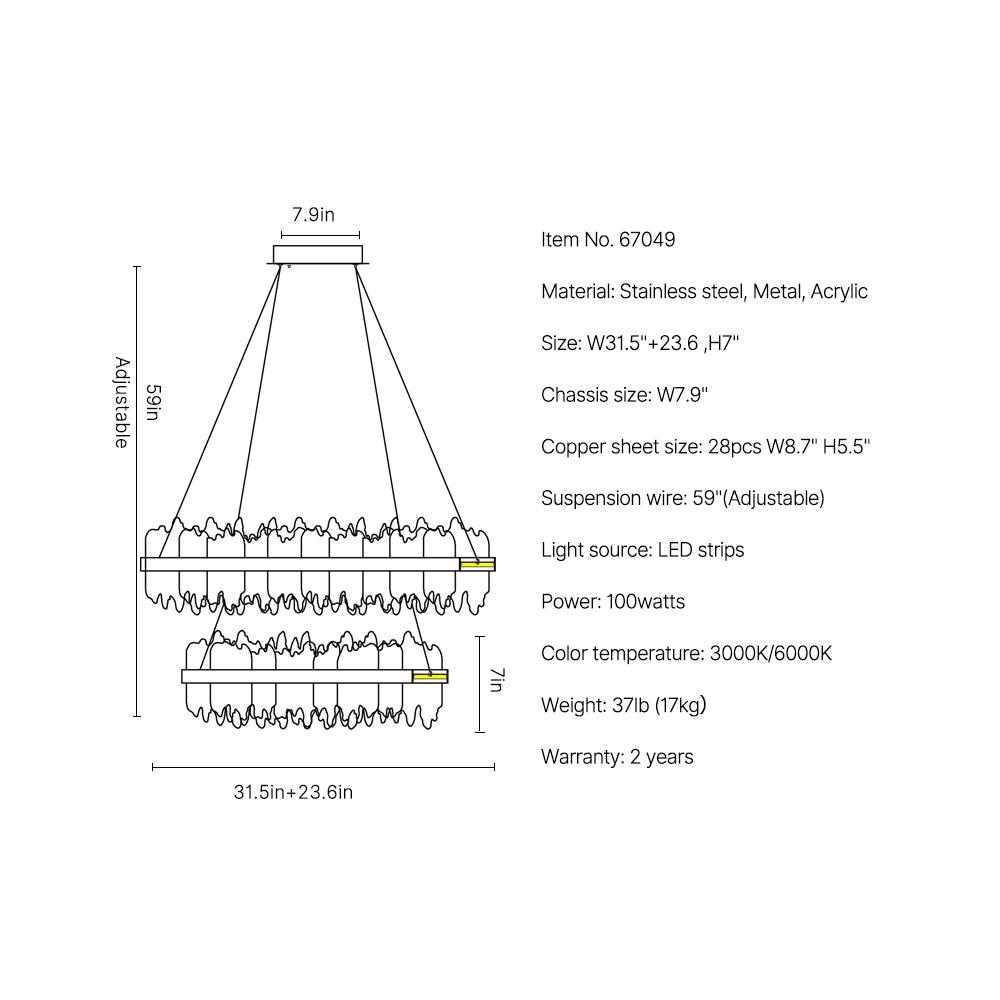 led lights for chandeliers