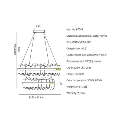 led lights for chandeliers