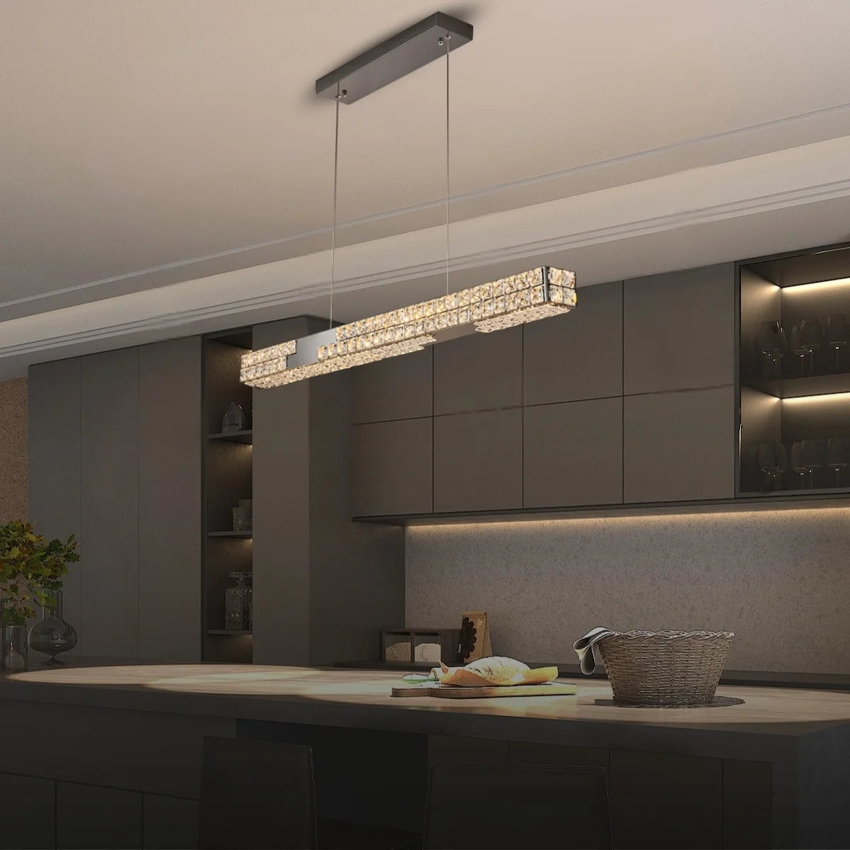 black dining room chandelier