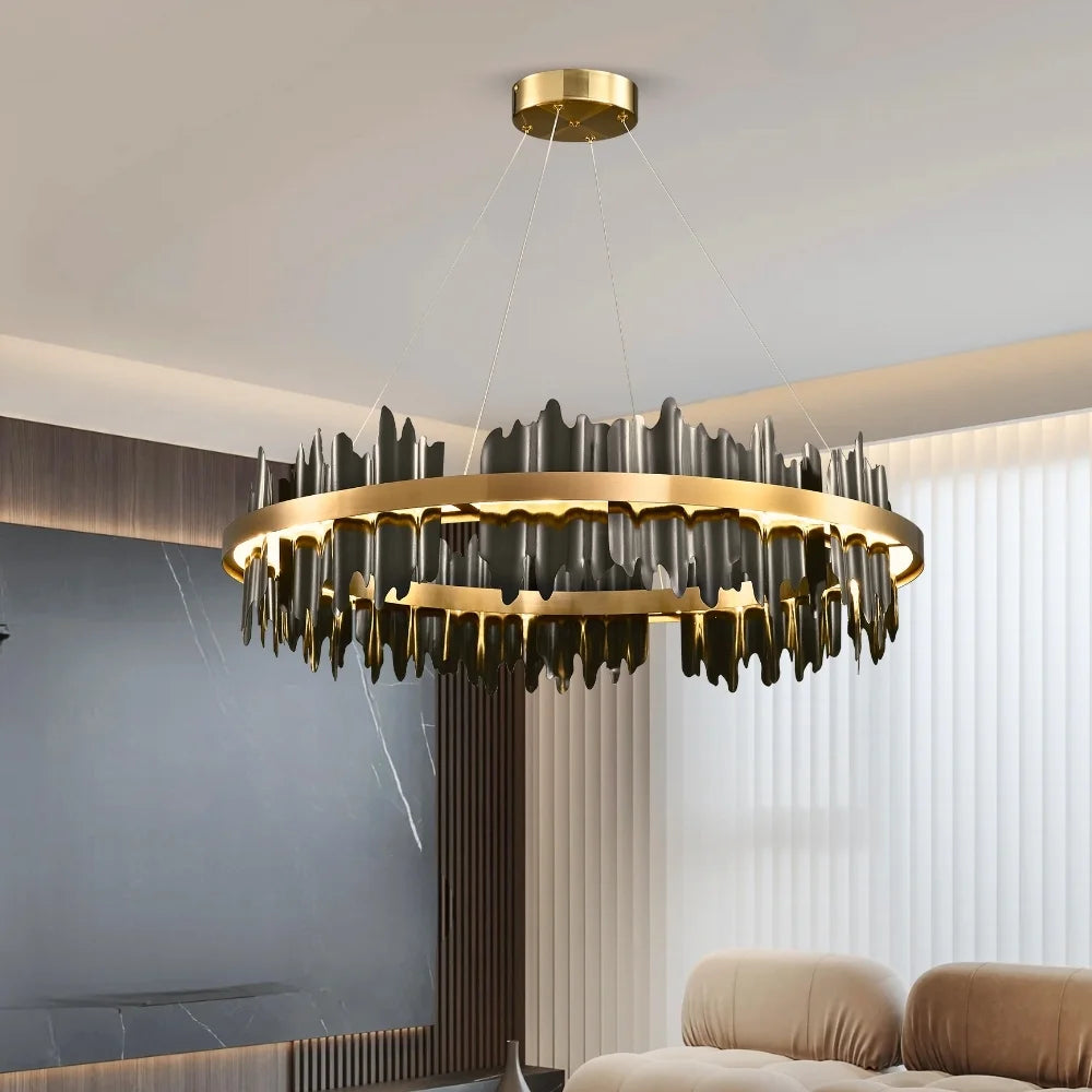 living room led chandelier