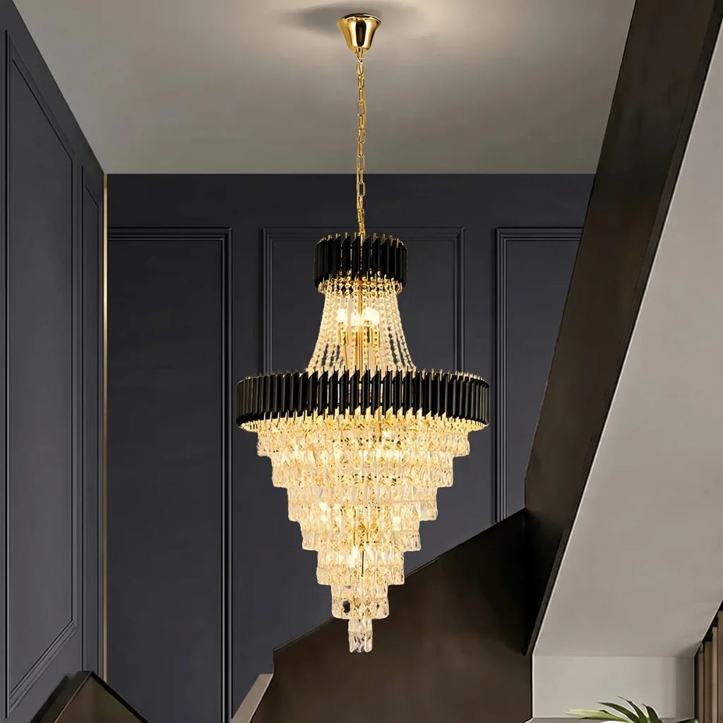 loft Black Gold Chandelier