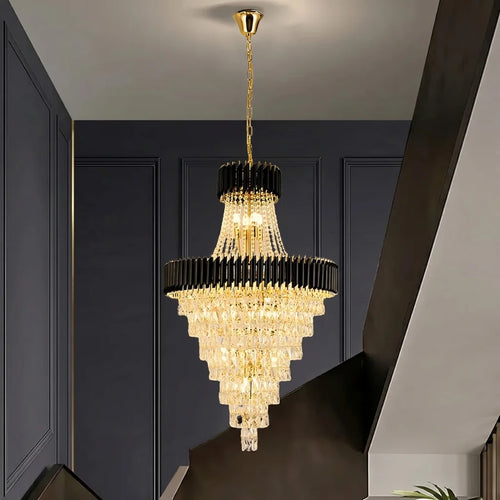 loft Black Gold Chandelier