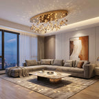 Luxury crystal chandelier by YOOGEE for statement entryway and dining room illumination