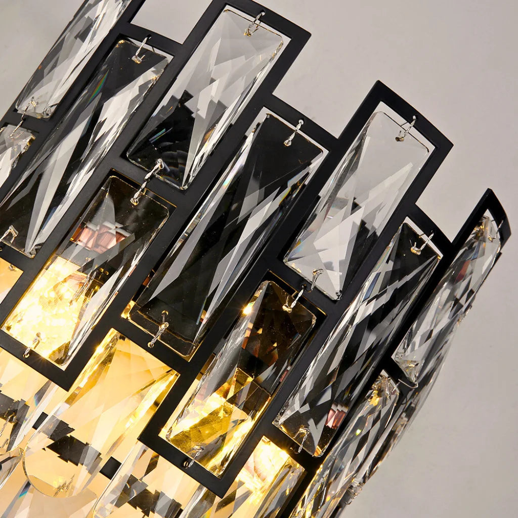 Contemporary black wall light by YOOGEE for sleek minimalist home interior decor