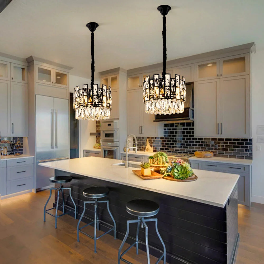 small black pendant light
