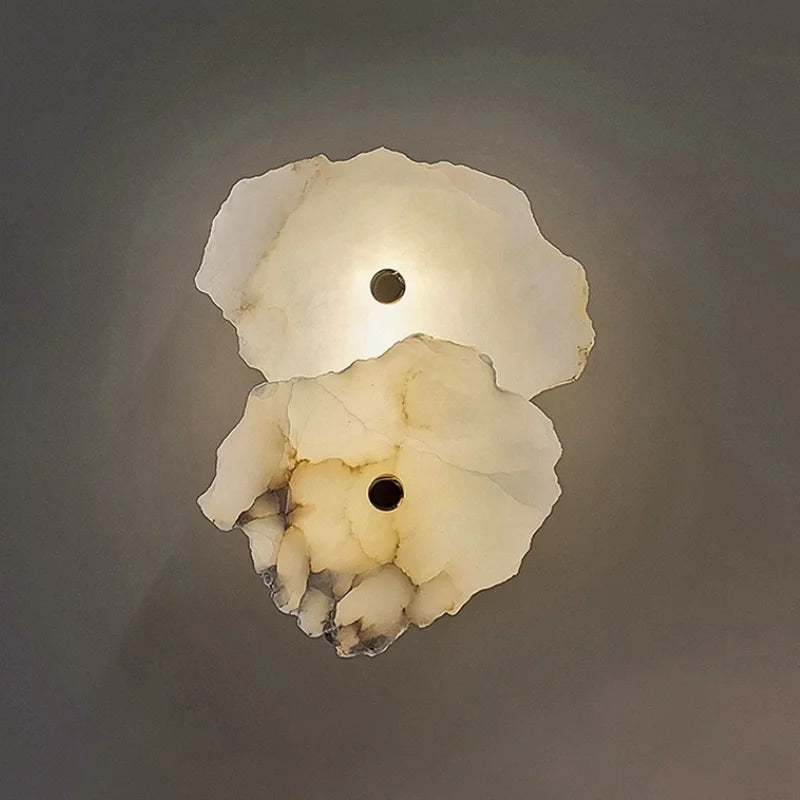 marble wall sconce 2 lights