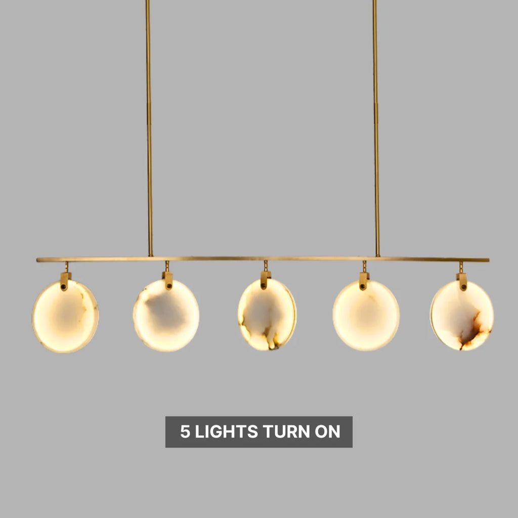 mid century globe pendant light