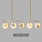 mid century globe pendant light