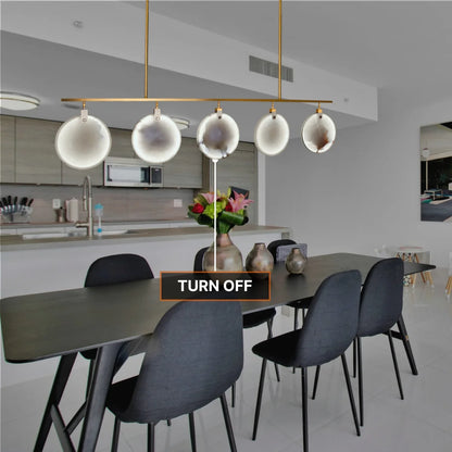 mid century light pendant