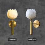 mirrored wall sconces lighting