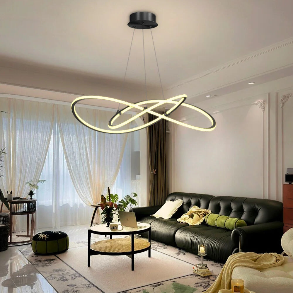modern black and gold pendant lights