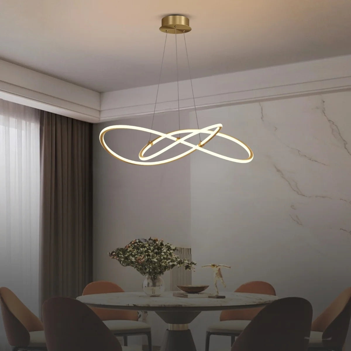 modern black and gold pendant lights